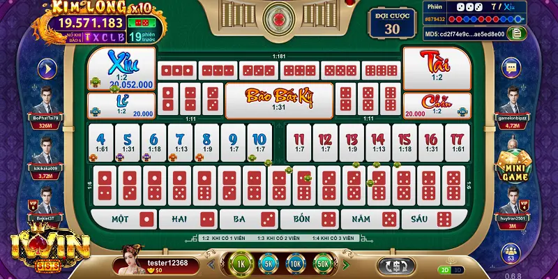 Sicbo Tại iwin: Sự Khác Biệt Về Cảm Giác Chơi 2 Tổng quan về trò chơi Sicbo