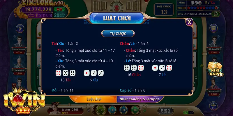 Sicbo Tại iwin: Sự Khác Biệt Về Cảm Giác Chơi 3 Hiểu rõ các loại cược